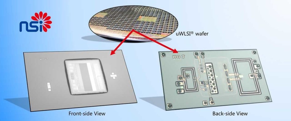 NSI's proprietary micro wafer-level system integration (uWLSI®) technology.